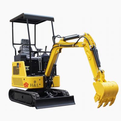 China Wholesale China HL Easy Operation Digger CE/EPA/EURO 5 China Small Compact Excavators 1.6 Ton Mini Price With Inch Bucket For Sale for sale