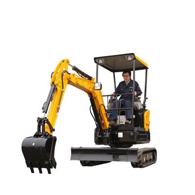 China China Hot Selling Small 1ton 1.6 Ton New Digger Machine For Sale SY16C Hydraulic Mini Crawler Excavator Price for sale