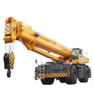 China CRANE New Large RT120U heavy lifting equipment rough-terrain TRUCK 120 ton truck crane with factory prices for sale