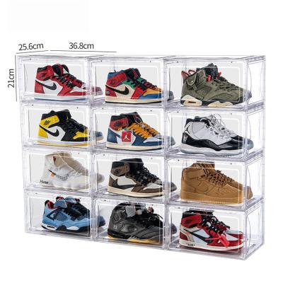 China XingYou Shoe Store Box Rectangle Shoe Display Box Plastic Viable Custom Shoe Box for sale