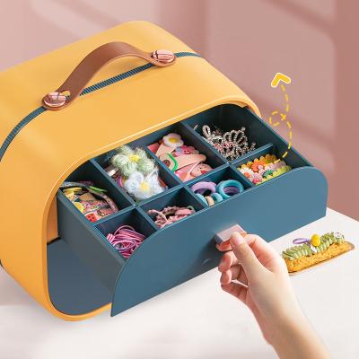 China XingYou Green Jewelry Storage Box Travel Jewelry Box Organizer Luxury Jewelry Miscellaneous Storage Box for sale