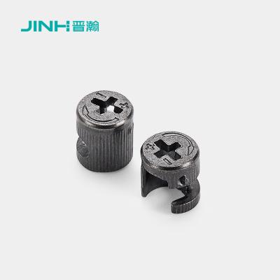 China Steel 10mm Cam Connector Easy To Install Minifix Cam Lock For RTA Furniture Panel for sale