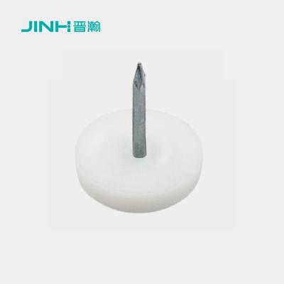 China 16mm Plastic Furniture Feet Nail High Stability OEM Hardware For Furniture Leg for sale