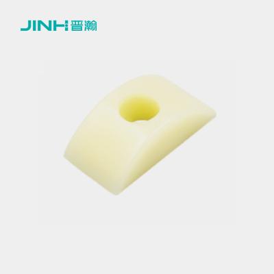 China Boards Connecting 33mm Half Moon Nuts Plastic Connector For Panel Furniture for sale