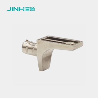 China 5*8mm Rectangle Zinc Alloy Shelf Holders, Furniture Hardware For Rta Furniture for sale