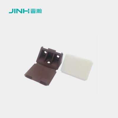 China 12mm Plastic Right Angle Bracket High Durability Furniture Panel Connector for sale