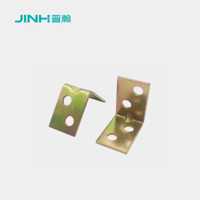 China 19.5mm Metal Corner Brackets High Precision Furniture Hardware For RTA Cabinets for sale