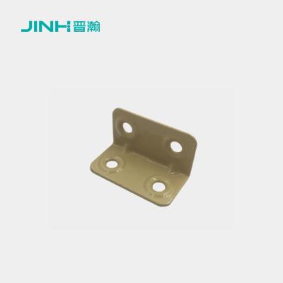 China Metal 12mm Furniture Angle Brackets Quick Assembly For Cabinet Connection for sale