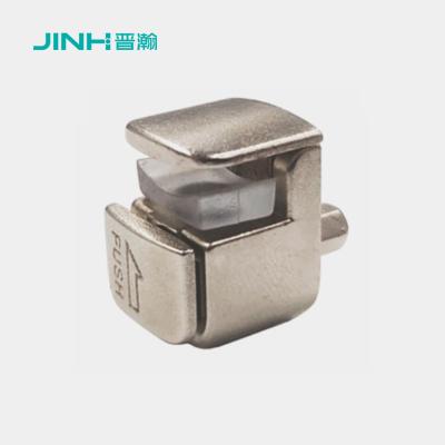 China Metal Glass Panel Mounting Clips Furniture Connecting Fitting For 3mm Thickness Glass for sale