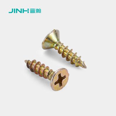 China 16mm Length Countersink Stainless Steel Chipboard Screws For Flat Pack Furniture for sale