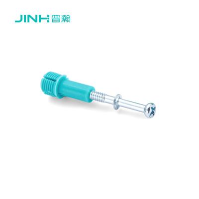 China JH-2063 Minifix Spreading Bolts In Carbon Steel With 41mm Length For Panel-type Furniture for sale