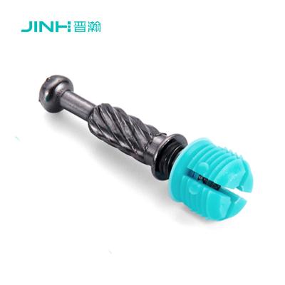 China 32mm Length Cam Lock Screws , Carbon Steel Cam Bolts For Furniture for sale