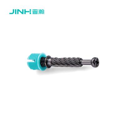 China 40mm Customized Minifix Connecting Bolts, Flat Pack Furniture Fitting For Rta Furniture for sale