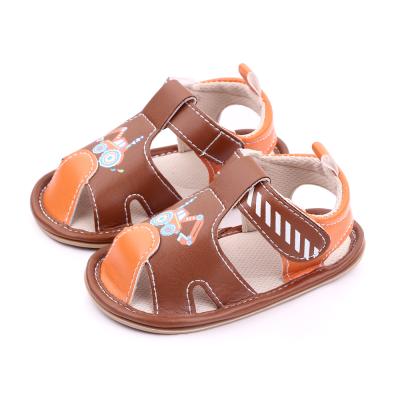 China Summer Lightweight Breathable Sandals Boys Fashion Toddler Rubber Unique Newborn Shoes Walking Baby Shoes for sale