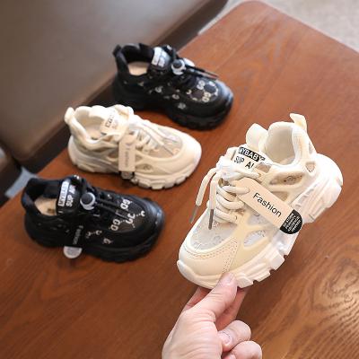 China Casual Brand Lace Up Chunky Shoes School Children Mesh Runner Sneakers Kid Sport Deodorization Boys Girls for sale