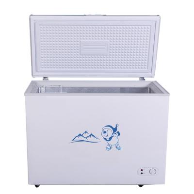 China Commercial Single-temperature Adjustable Thermostat Ultra Low Temperature Ice Cream Chest Freezer for sale