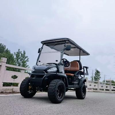 China 72V 4 seater chasing Chinese Sightseeing Car 4000w 14' AC Electric Power Golf Cart for sale