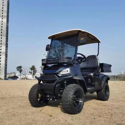 China 72V 2 seater chase car with electric golf carts 14' container golf cart for sale