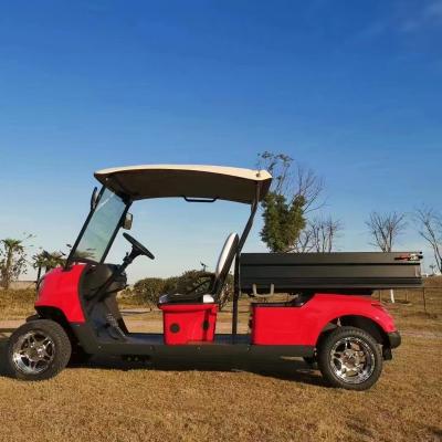 China 72V Hydraulic Lifted Rear Cargo Box Power Company Golf Carts For Sale 14