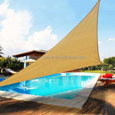 China HDPE Triangle Sun Patio Shade Sail Canopy for sale