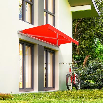 China Polyester Outdoor Manuel or Motorized Aluminum Window Awning Balcony Retractable Awning Aluminum awnings outdoor for sale