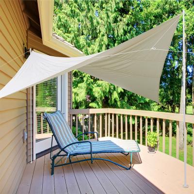 China Highly Customizable Water Block Canopy Riststent Shade Cloth Commercial Rectangle PE Sun Shade Sunblock Sunshade Parasol for sale