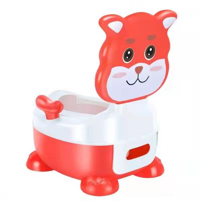 China 2021 Baby Potty Folding Potty Training Toilet Seat with Splash Proof and 8 Piece Boy Toilet Training New Non Slip Silicone Pads CARTOON Travel OEM Packing for sale