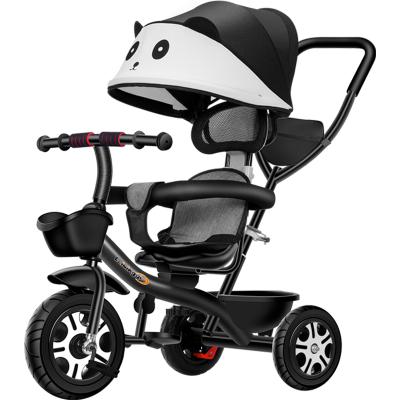 China 2021 Hot Sale Adult 3 Wheel 4 In 1 Kid Tricycle For Kids With Push Handle for sale