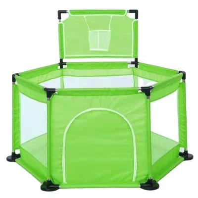 China 2021 Durable Baby Shape Folding Baby Fence Baby Products Online Hot Sale Hexagonal Kids Playpen For Children for sale