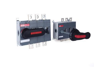 China 400A 3 Pole ElectriucalLoad Break Switch Three Phase Plated Tin PA66 V0 Vover for sale