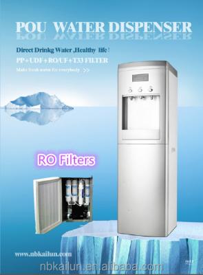 China Plastic Drink Water 5/7 Filters Hot And Cold RO Water Dispenser for sale