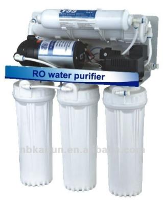 China Faucet-mounted RO water purifier with 5-stage filter for sale