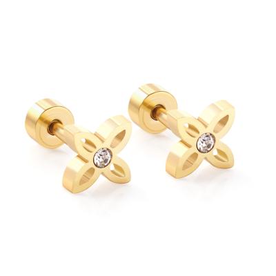 China Nickel free; Lead Free Zircon Earring Gold Earring Jewelry Type Earring For Women for sale