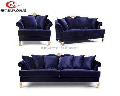 China Chesterfield SOFA Comfortable Velvet /PU Living Room Sofa Set High Quality Long Sofa for sale