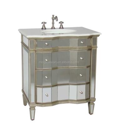 China Modern Luxury Hotel Bathroom Furniture Foshan Bathroom Vanity Furniture for sale