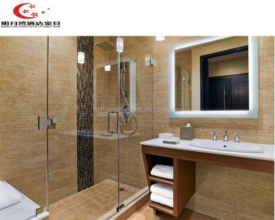 China Modern Knock Down Bathroom Vanity Cabinet Artificial Stone Marble Vanity Top Unit for sale