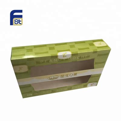 China Recycled Materials Traditional High Quality Mochi With Peanut Packaging Box for sale