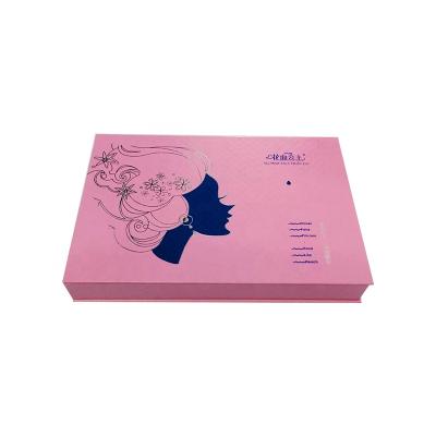 China Recyclable Custom Logo Printed Luxury Cosmetics Cardboard Gift Box With Inserts for sale