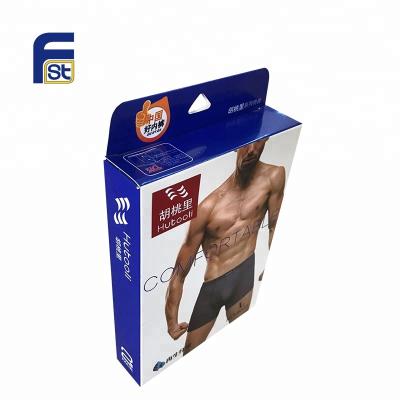 China Beautiful and durable recyclable cardboard packing box for men's underwear for sale