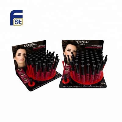 China Counter Display Eco - Friendly / Bendable / Light Weight Stylish Wavy Nail Polish Mascara for sale