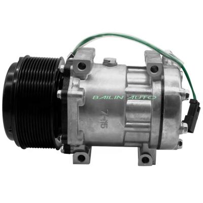 China CATERPILLA car air conditioner system 3729295 / SANDEN 6095 type 7H15 compressor for sale