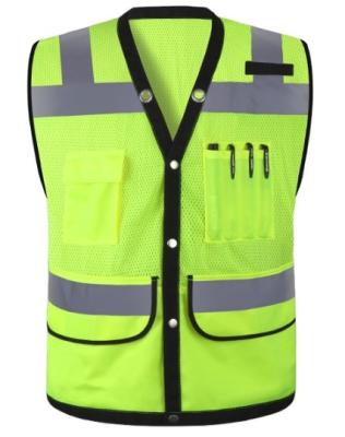 China Water Proof Low Price Custom Manufacturer Safety Vest Construction Engineering Safety Vest Reflective Road Hygiene for sale