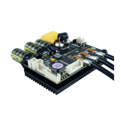 China VESC6.6 60A mini heatsink based on VESC 4.12 with aluminum anodized heatsink for Toy Speed ​​Controller for sale