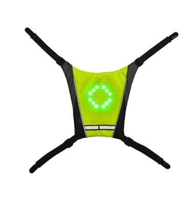 China Remote Control Light Backpack LED Backpack Ride Light Backpack Riding Safety Hanging Vest for sale