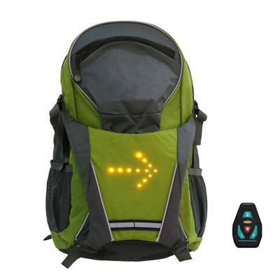 China Safety Riding Backpack with Rear LED Signal Indicator Continuing to Keep Rider Safe from Careless Drivers for sale