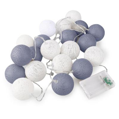 China Round DIY LED Cotton Yarn String Light Ball for sale