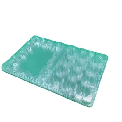 China Disposable Custom Packs Clear Box 12 Cells Quail Egg Cartons Blister Plastic From Xiantao for sale