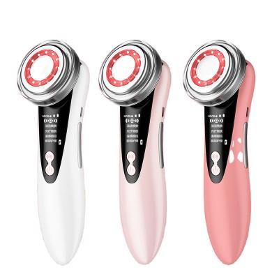 China Micro Current Pore Remover EMS Ion Microcurrent Device Skin Tightening Massager Facial Roller Face Lift for sale