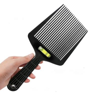 China High Quality Long Tooth Plastic Comb Home Styling Professional Men's Logo Barber Styling Comb Custom Made Order for sale