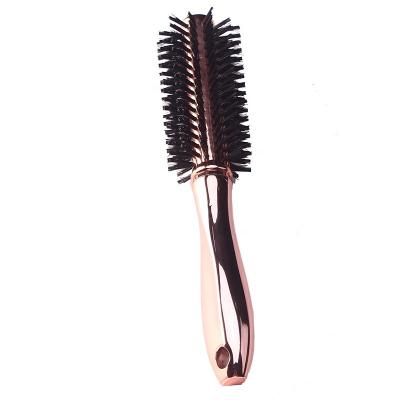 China Home Popular Curly Hair Brush Round Barber Hairdressing Salon Styling Tools Ceramic&Nylon for sale